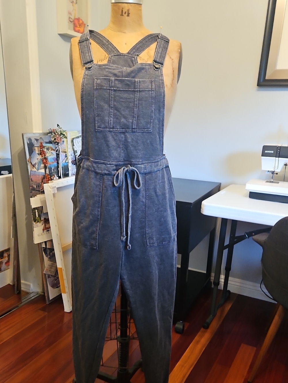 Wallflower Washed Denim LOOK atretch Overall Juniors